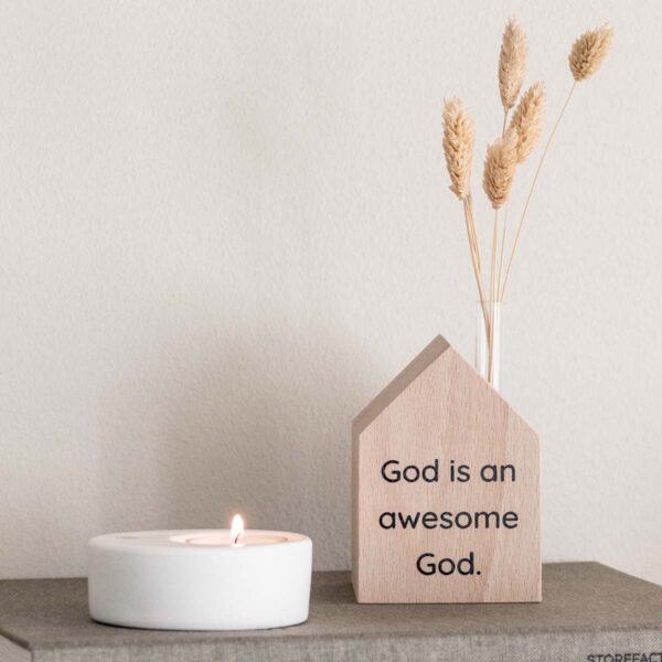 Dekohaus Awesome God – Bild 2