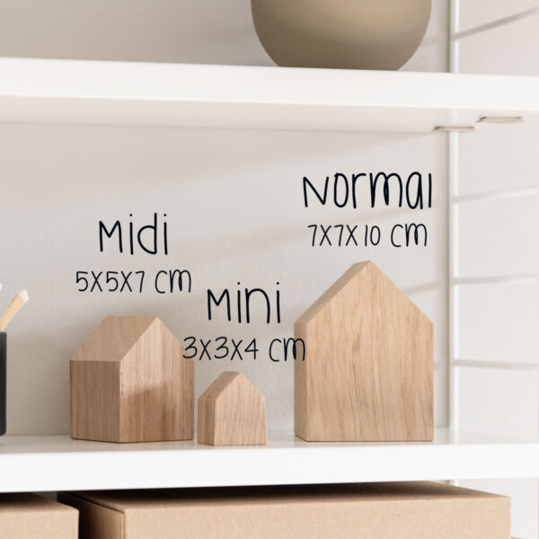Dekohaus Eiche Set – Bild 3