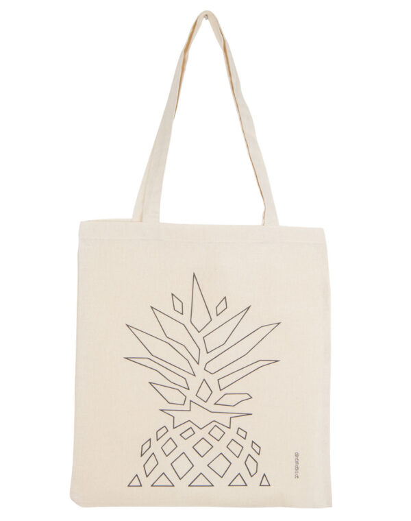 Baumwollbeutel Ananas – Bild 6