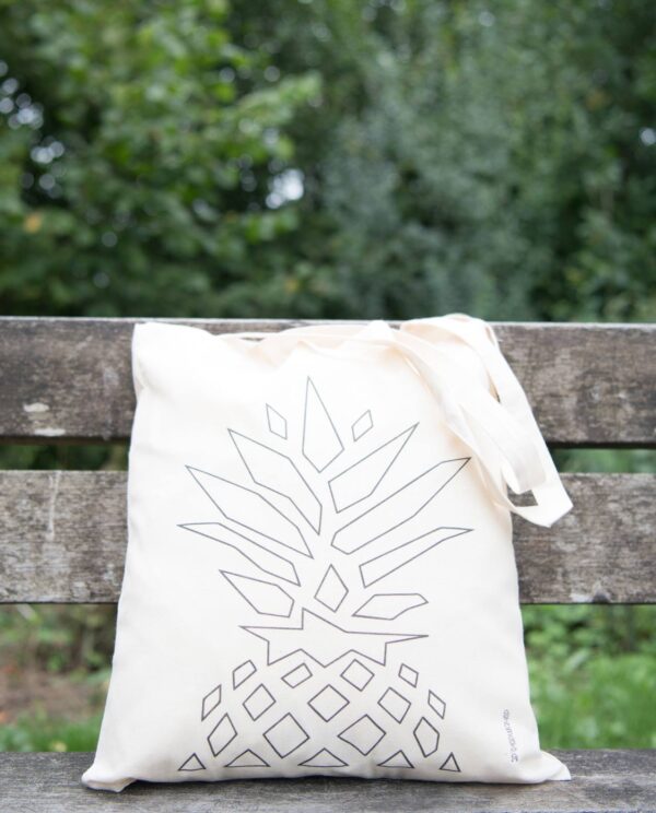 Baumwollbeutel Ananas – Bild 5
