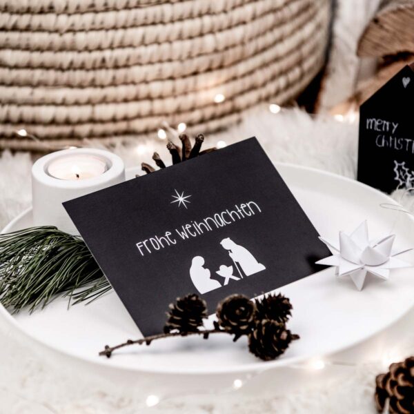 Postkarte "Frohe Weihnachten"