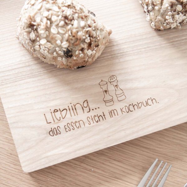 Schneidebrett Liebling, das Essen... – Bild 2